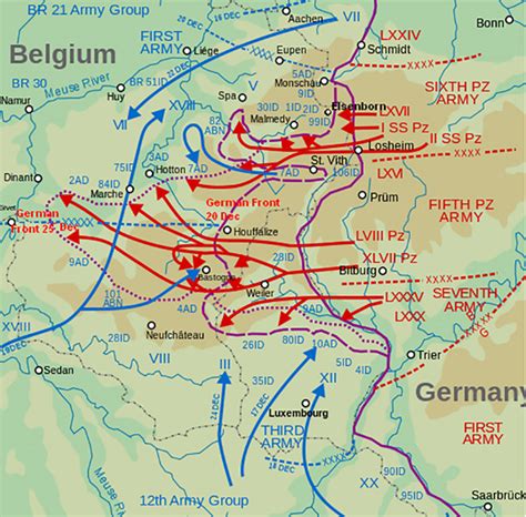 Benefits of using MAP Map of the Battle of the Bulge